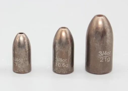 ¡Los hundidores de pesca de aleación de tungsteno son un 63% más pesados ​​que el plomo y aumentan la distancia de lanzamiento en un 30%!